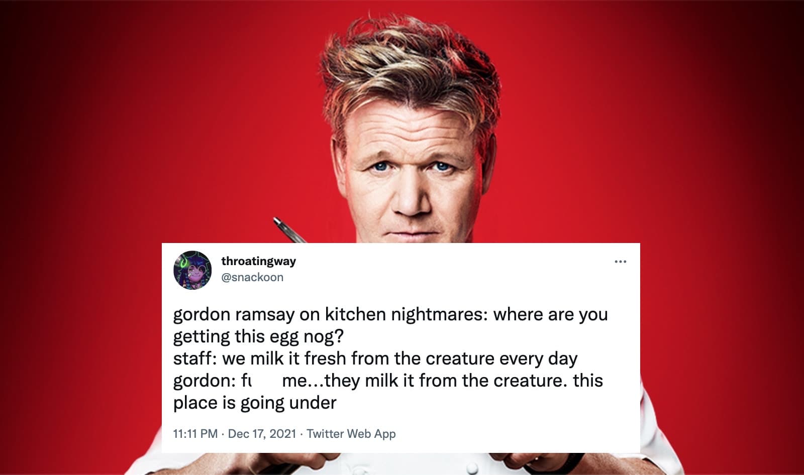 Gordon Ramsay Parody Tweets meme template - Gordon Ramsay Parody Tweets