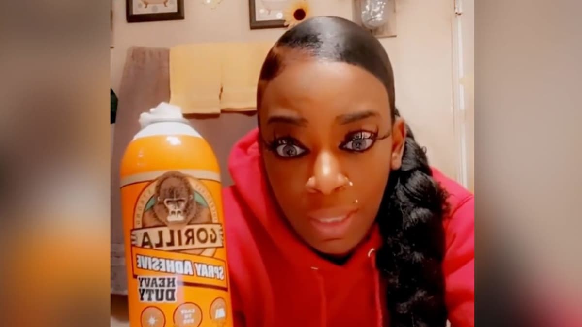 Gorilla Glue Girl meme template - Gorilla Glue Girl