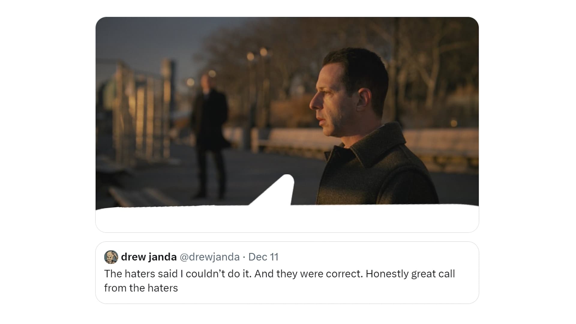 Great Call From the Haters meme template - Great Call From the Haters