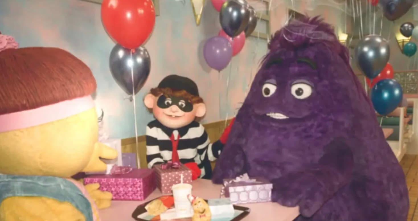 Grimace's Birthday / Grimace Shake meme template - Grimace Shake