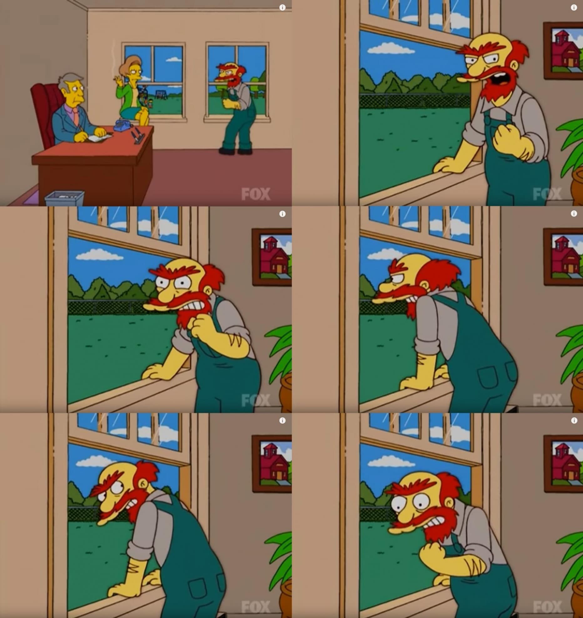 Groundskeeper Willie Natural Enemies meme template - Groundskeeper Willie Natural Enemies