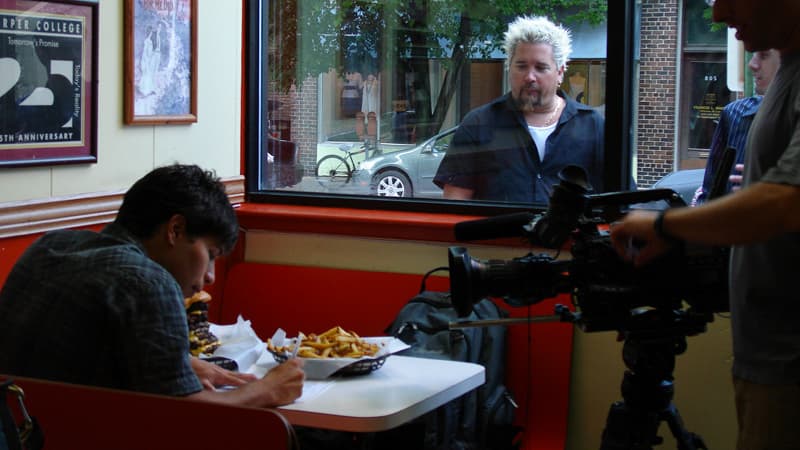 Guy Fieri Staring Through a Window meme template - Guy Fieri Staring Through a Window