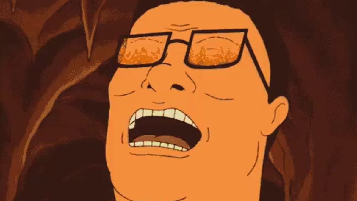 Hank Hill Evil Laugh meme template - Hank Hill Evil Laugh