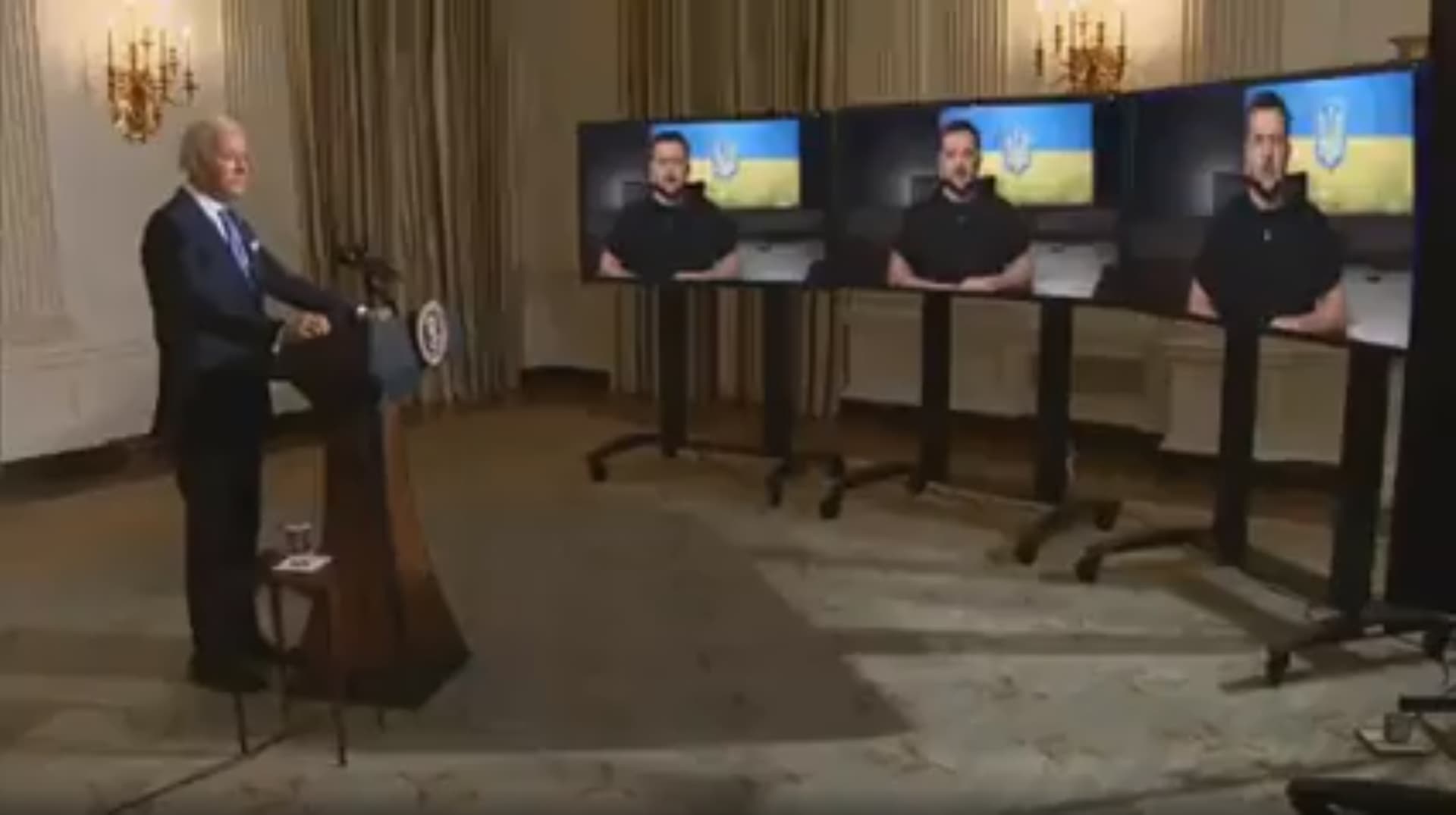 Hello, Biden, It's Zelensky, We Need Five Billion Rockets meme template - Hello Biden It's Zelensky