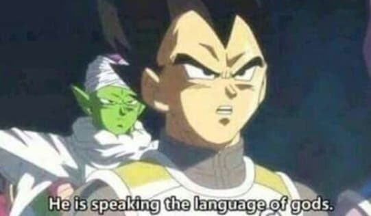 He's Speaking the Language of the Gods meme template - He's Speaking the Language of the Gods