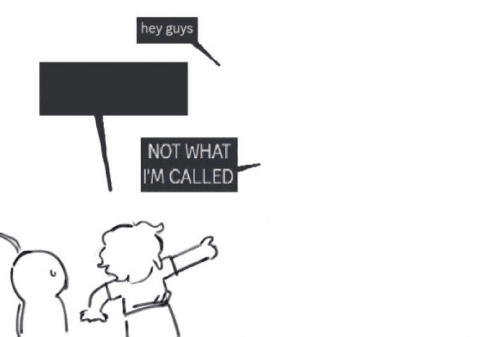 Hey Guys - NOT WHAT I'M CALLED