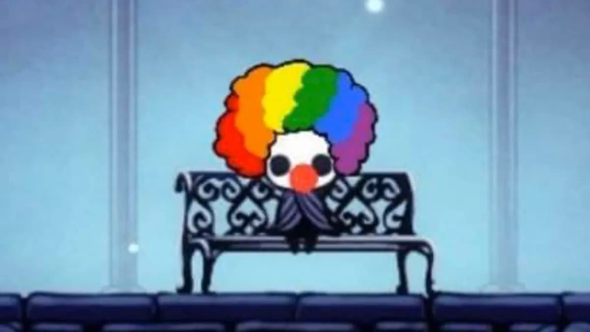 Hollow Knight: Silksong Fans In Clown Makeup meme template - Silksong Clown