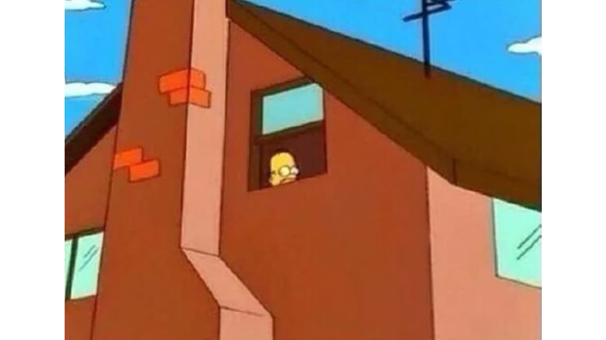Homer Simpson Looking Out Window meme template - Homer Simpson Looking Out Window