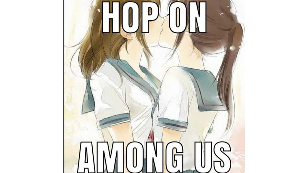 Hop On Among Us meme template - Hop On Among Us