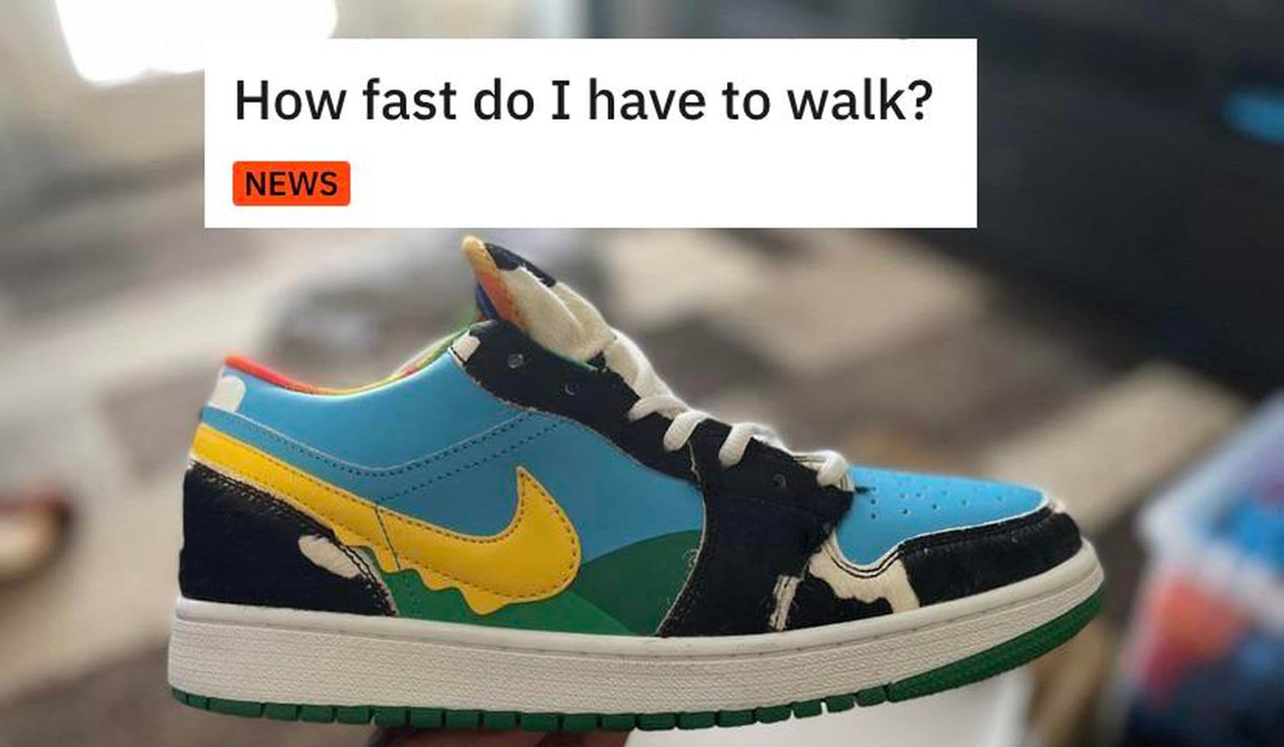 How Fast Do I Gotta Walk? meme template - How Fast Do I Gotta Walk