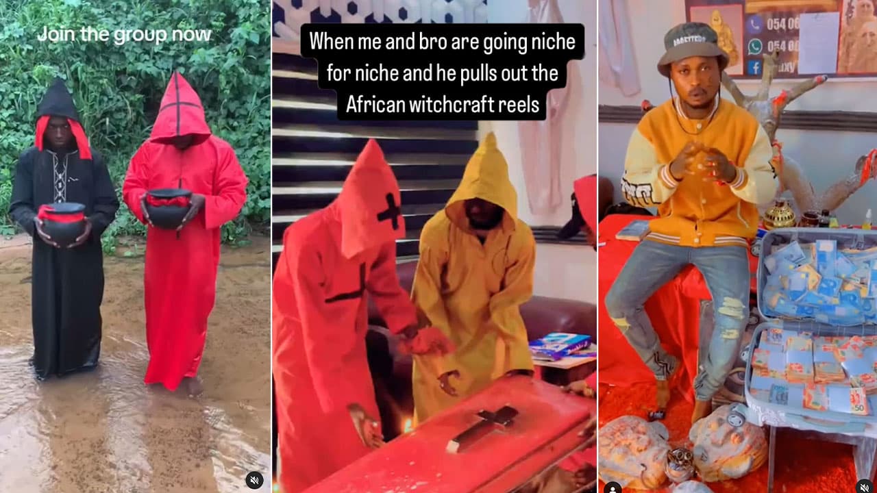 I Am Ready To Sacrifice All Members Of My Family / Ghanian Witchcraft Reels meme template - Sacrifice All Members Of My Family