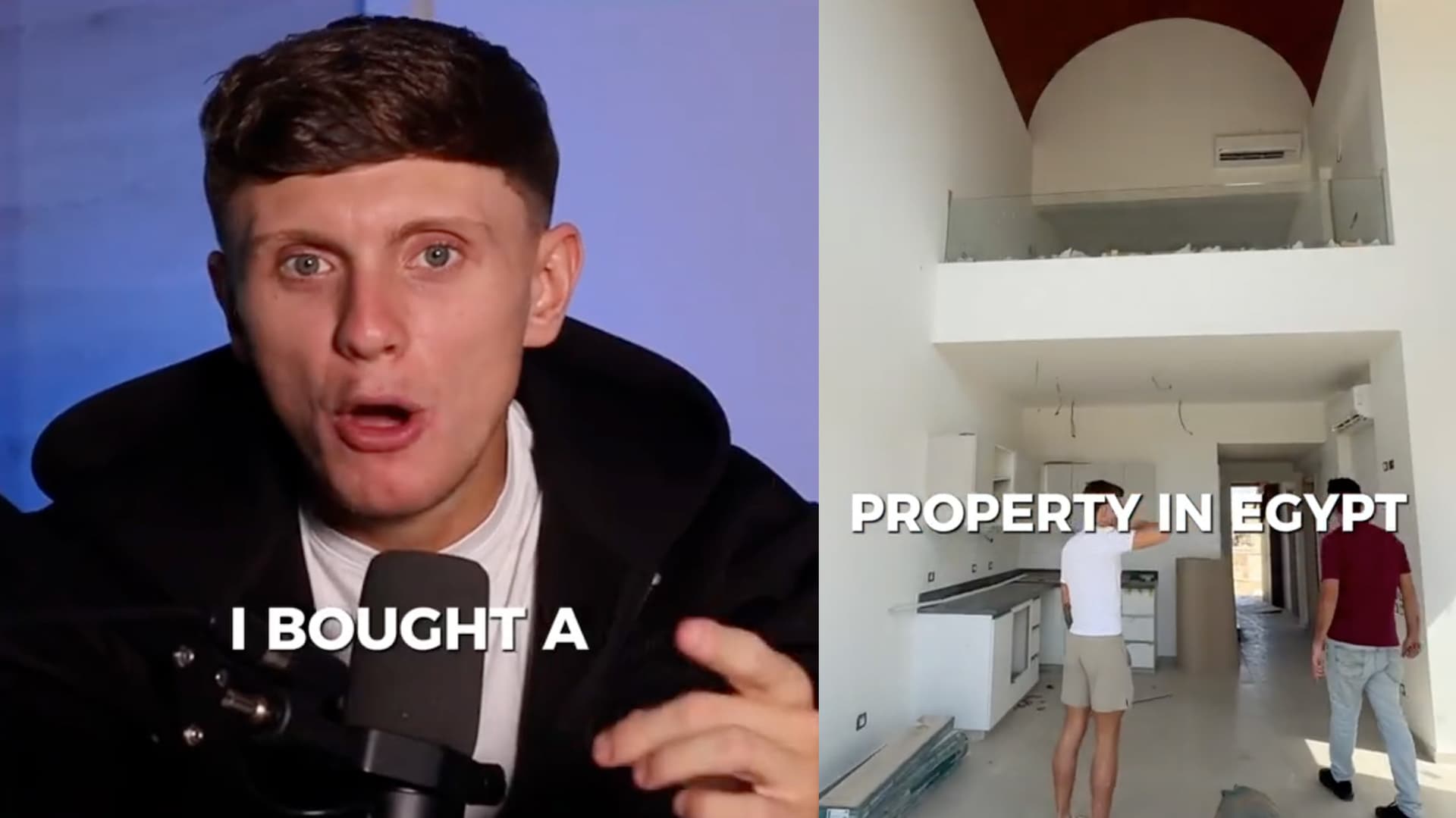I Bought a Property in Egypt / They Give You the Property meme template - I Bought a Property in Egypt