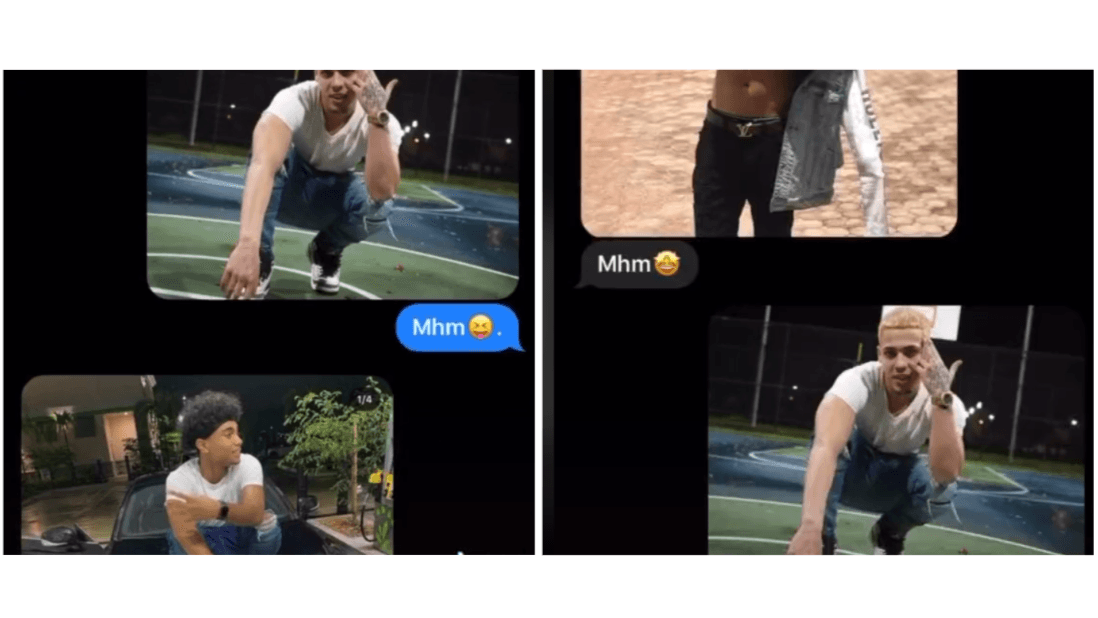 I Got It Out The Muscle / He Wanna Fight I Wanna Tussle meme template - I Got It Out The Muscle