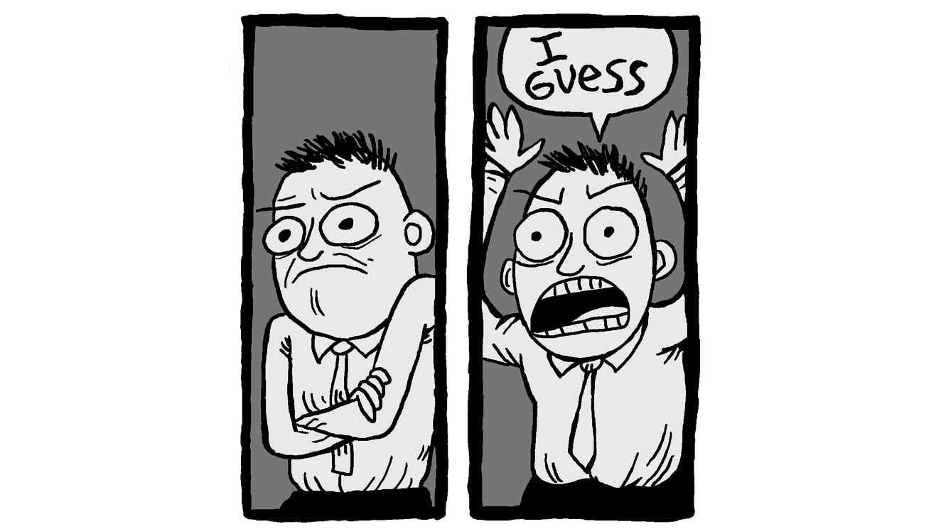 I Guess Guy meme template - I Guess Guy