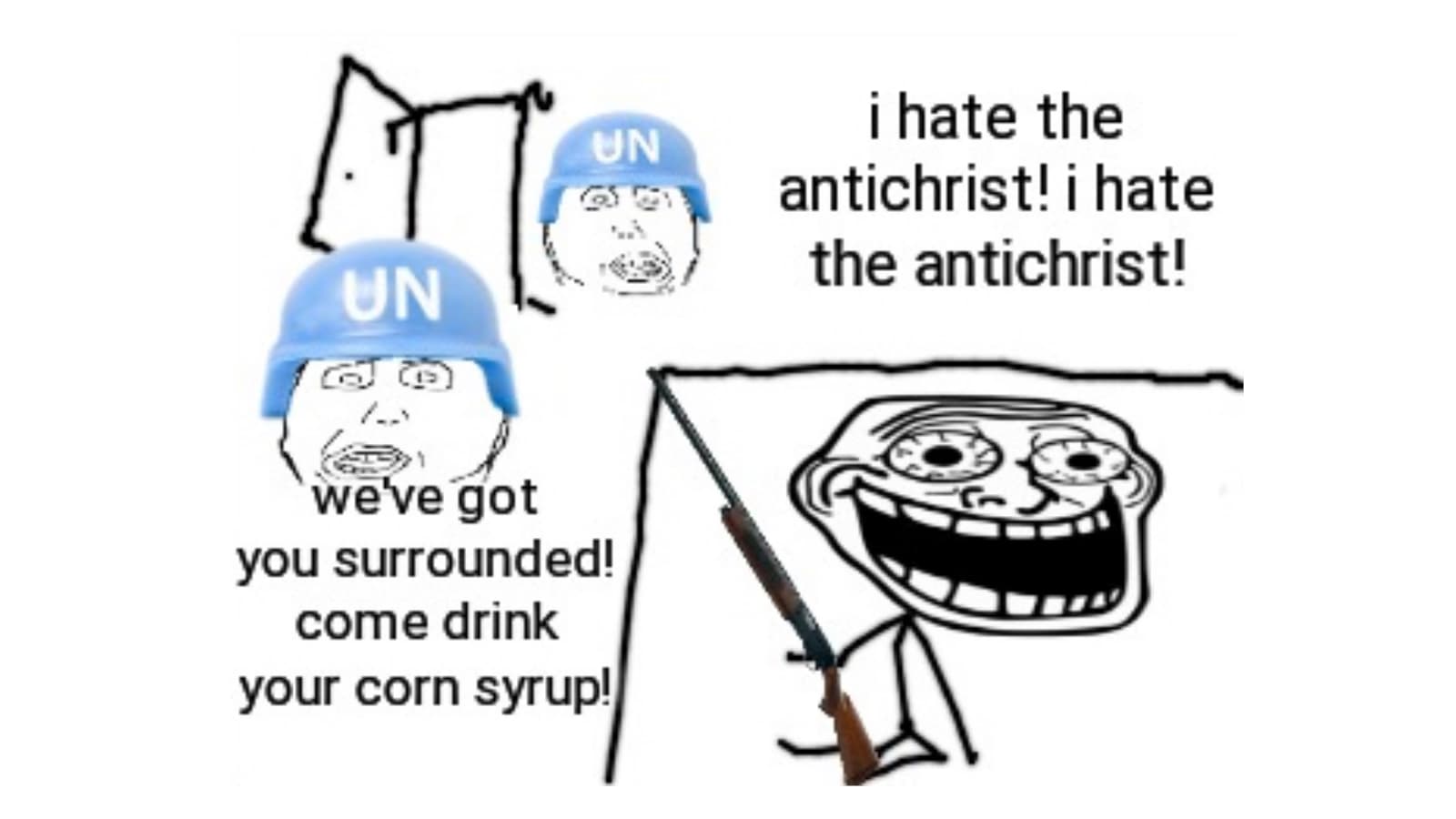 I Hate the Antichrist meme template - I Hate the Antichrist