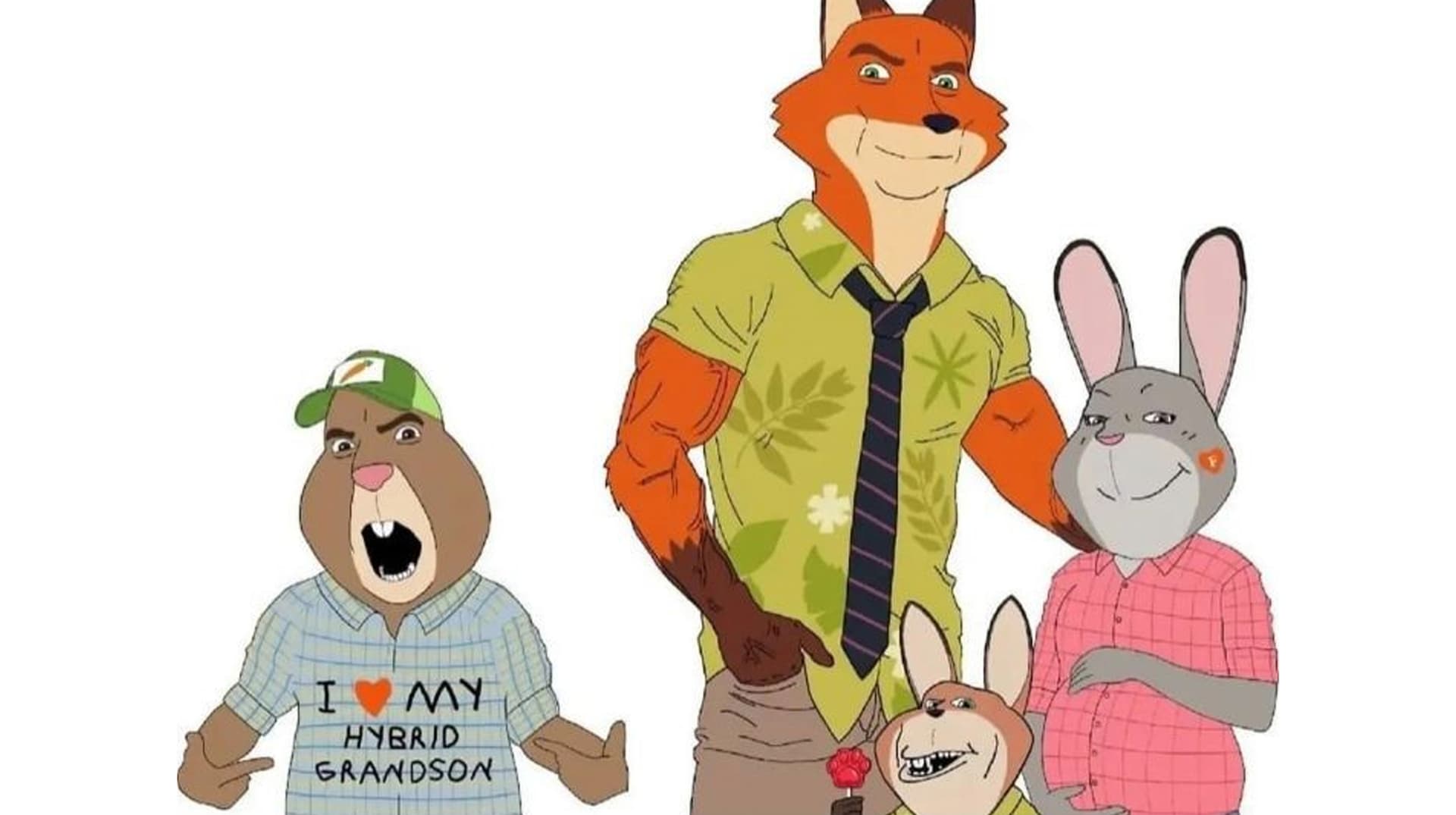 I Love My Hybrid Grandson meme template - I Love My Hybrid Grandson