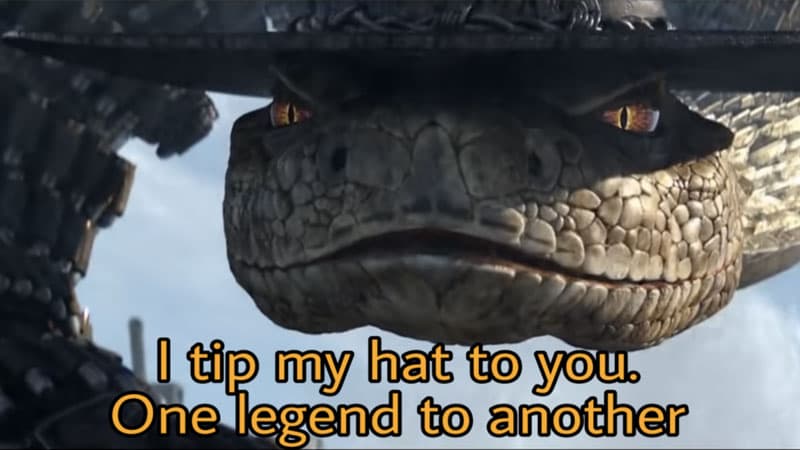 I Tip My Hat to You. One Legend to Another meme template - I Tip My Hat to You
