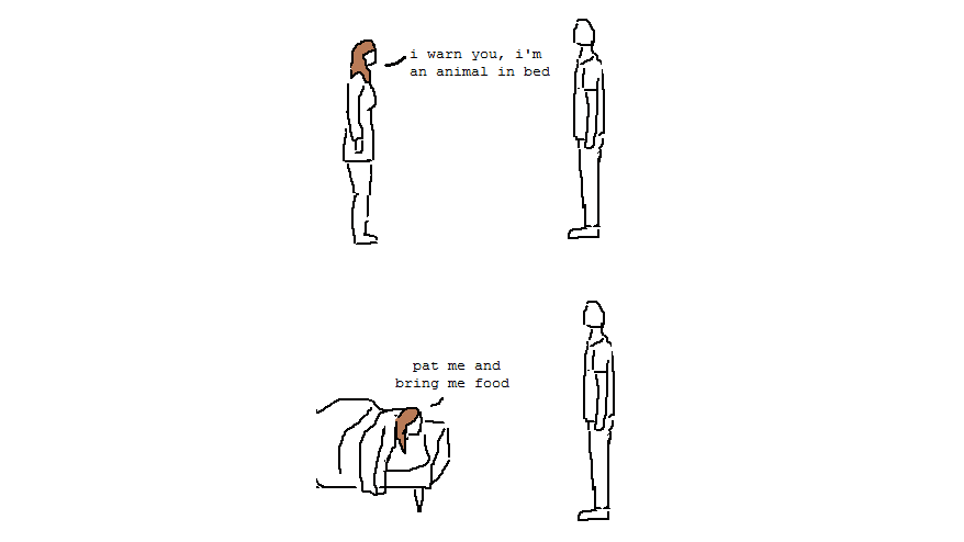 I Warn You, I'm An Animal In Bed meme template - Animal In Bed