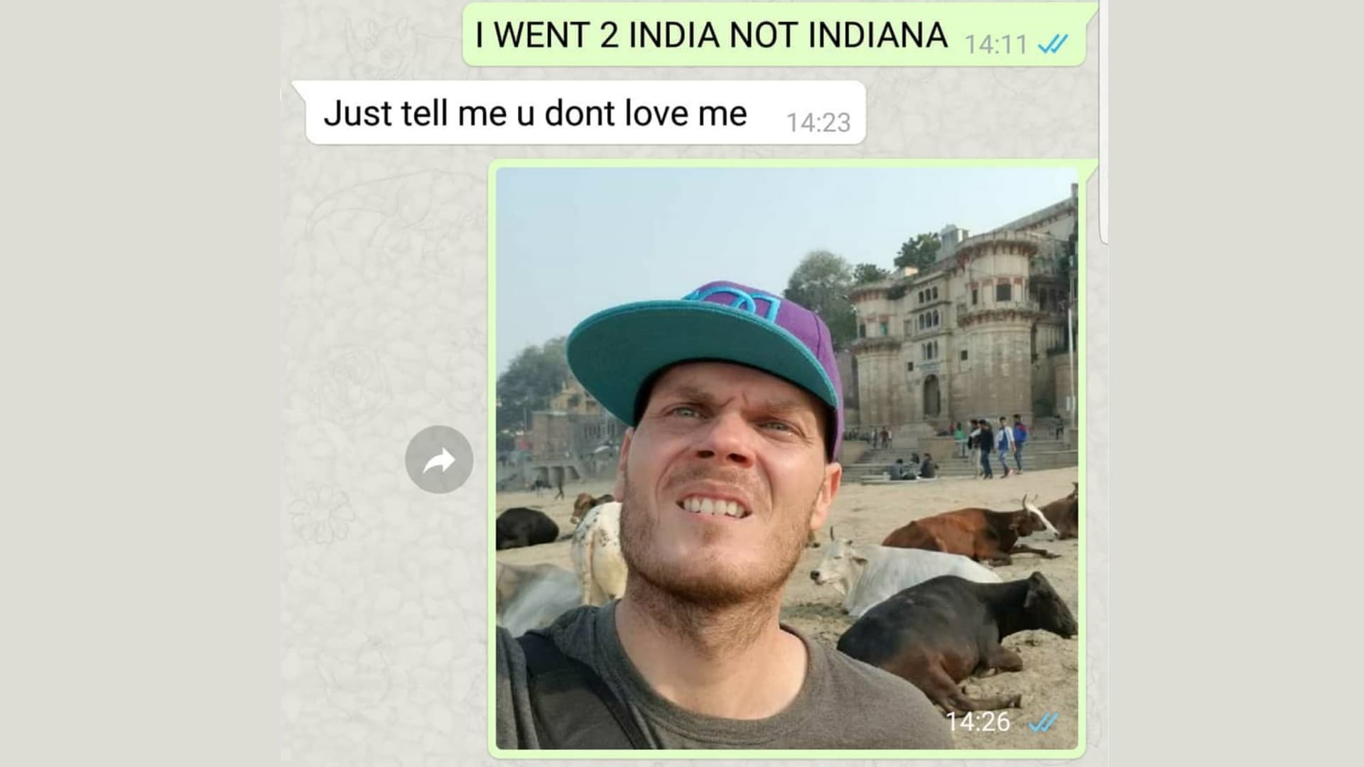 I Went to India, Not Indiana meme template - I Went to India Not Indiana