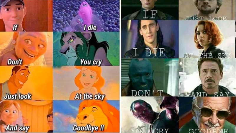 If I Die, Don't You Cry. Just Look at the Sky and Say Goodbye meme template - If I Die Don't You Cry