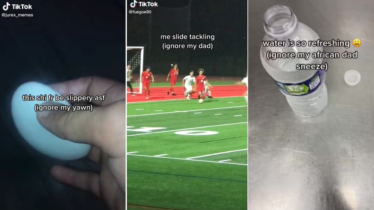 Ignore My Dad / Yawn meme template - Ignore My Dad Yawn