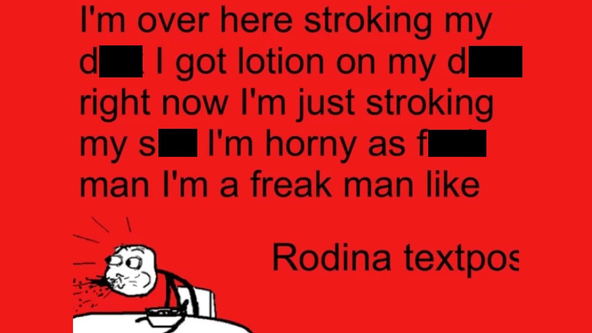 I'm Over Here Stroking My Dick I Got Lotion On My Dick Right Now meme template - I'm Over Here Stroking My Dick