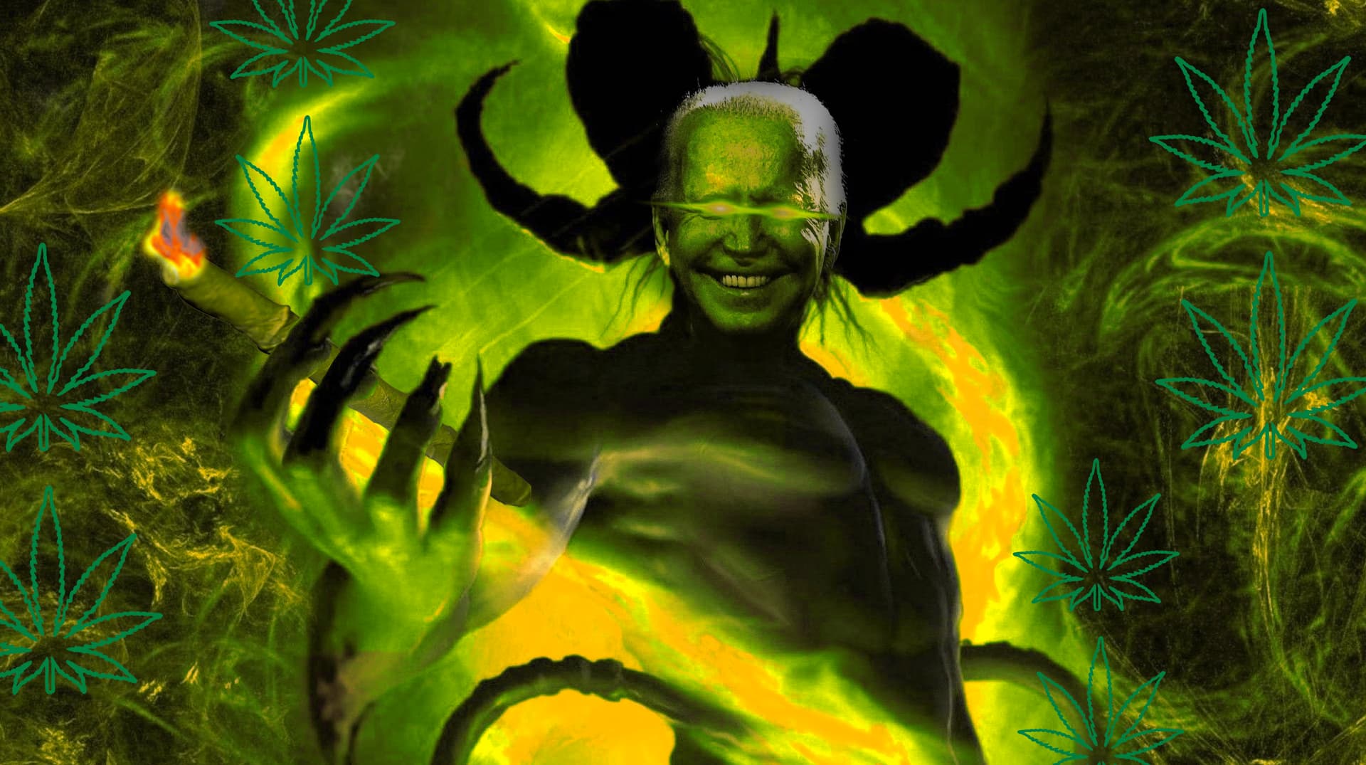 I'm Smoking on Bhutanese Shadow Garden Grown Dark Evil Pack meme template - Dracula Flow