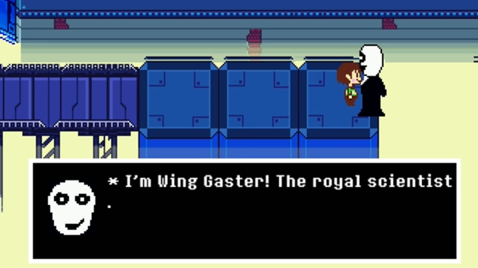 I'm Wing Gaster, the Royal Scientist meme template - Wing Gaster