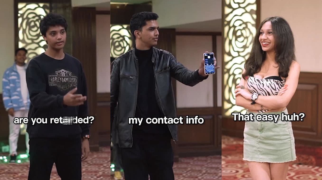Indian Sidemen / Indian Tinder In Real Life meme template - Indian Sidemen