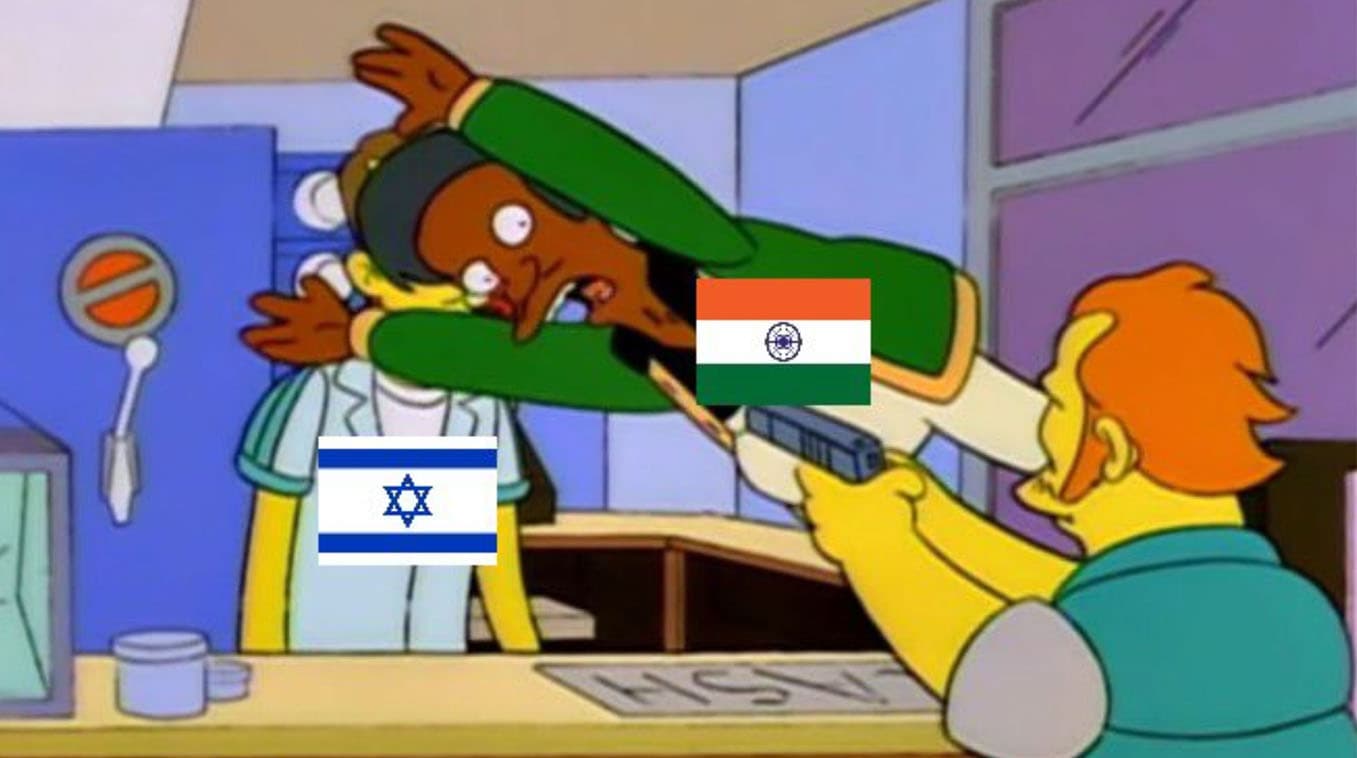 Indians Supporting Israel meme template - Indians Supporting Israel