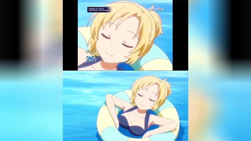 Indonesia Anime Broadcast Censorship meme template - Indonesia Anime Censorship