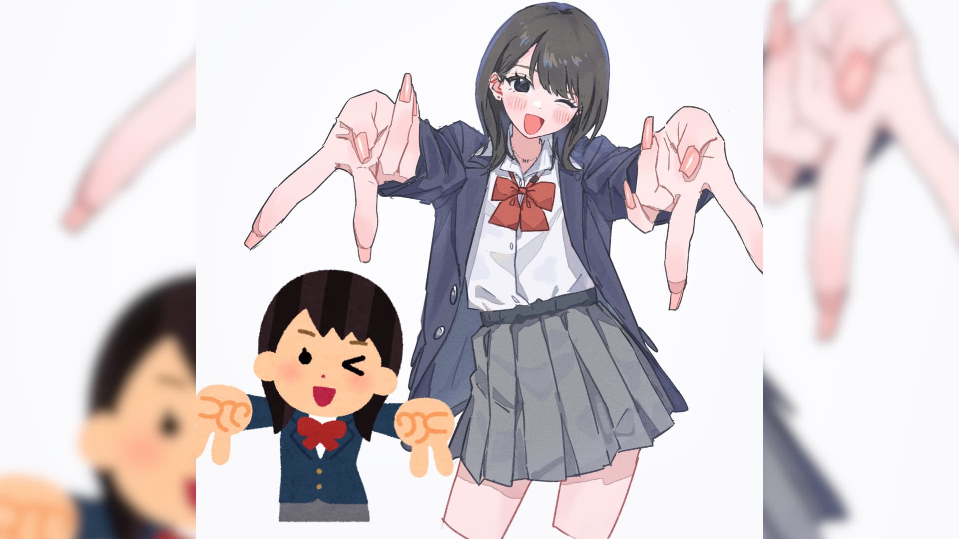 Irasutoya Challenge meme template - Irasutoya Challenge