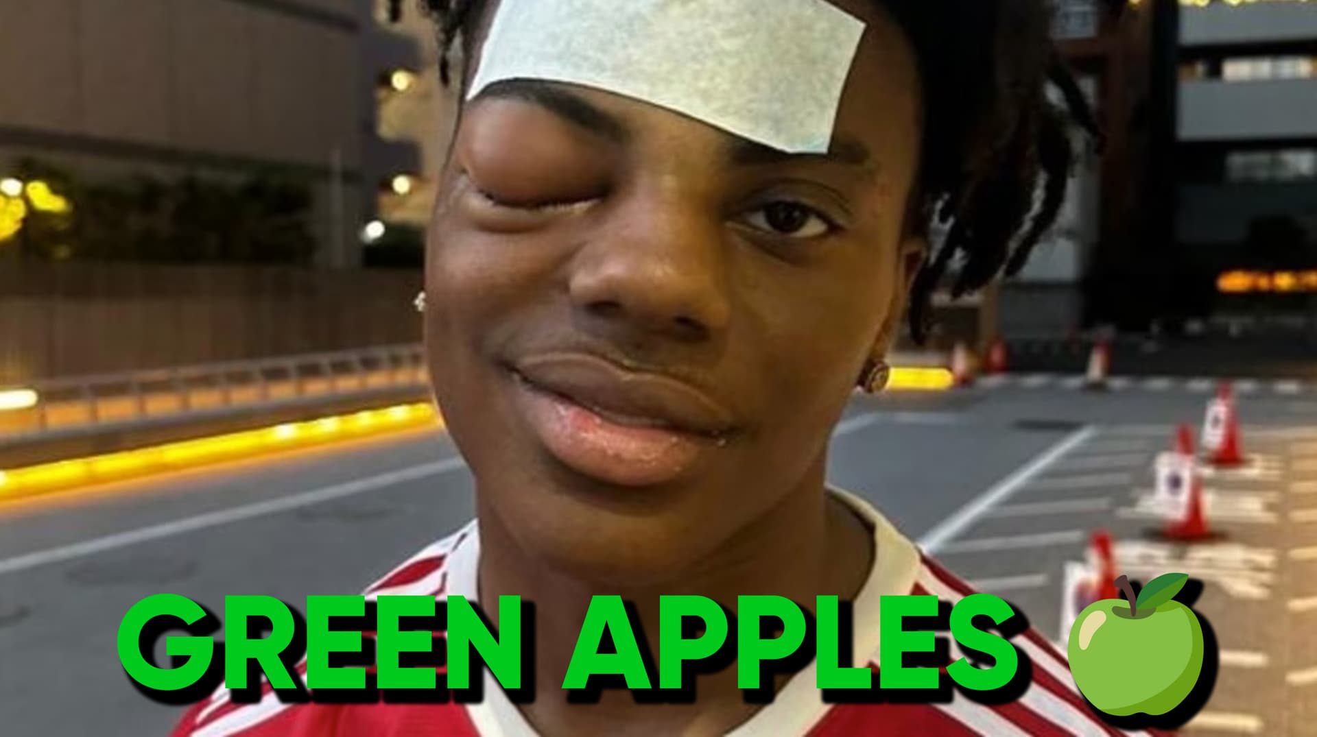 IShowSpeed "Green Apples" meme template - IShowSpeed Green Apples