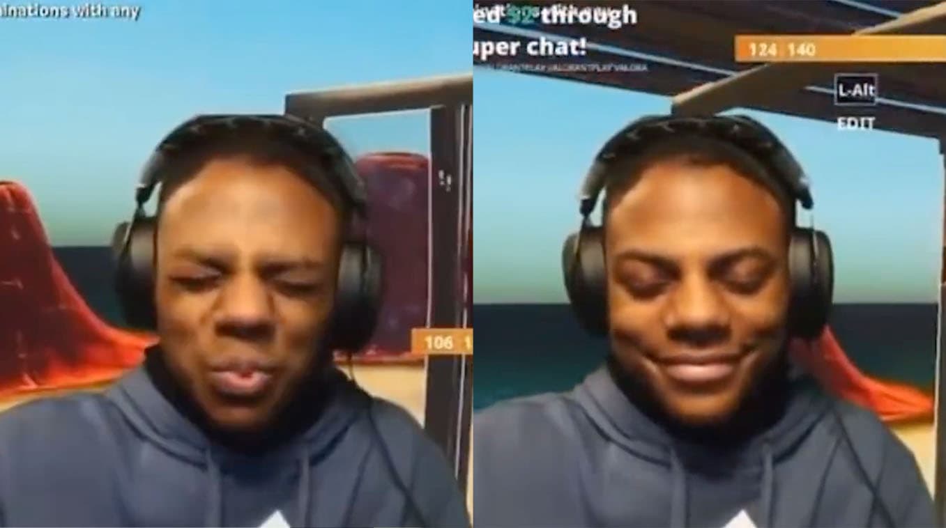 IShowSpeed Smiling Trying Not To Laugh meme template - IShowSpeed Smiling