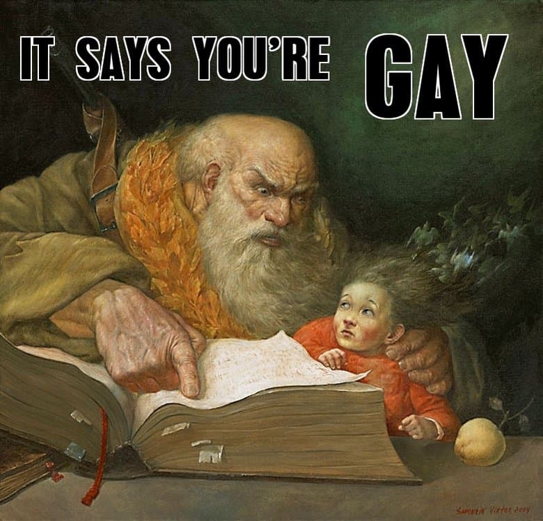 It Says You're Gay meme template - It Says You're Gay