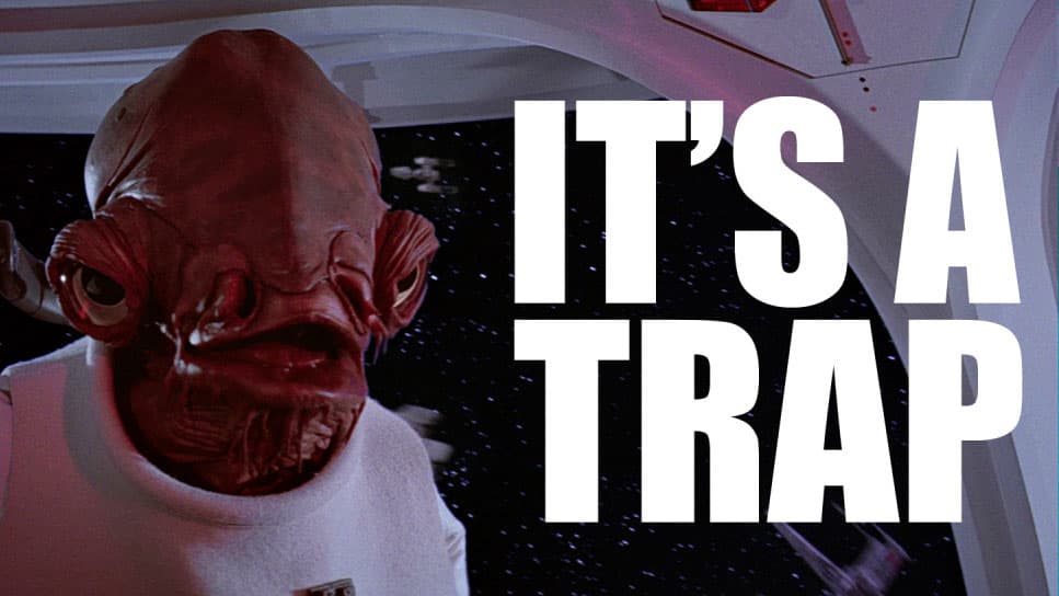 It's A Trap! meme template - Its A Trap