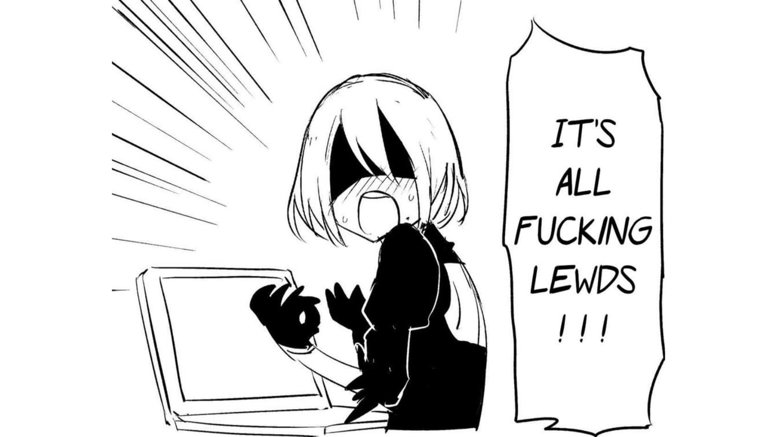 It's All Fucking Lewds! meme template - It's All Fucking Lewds