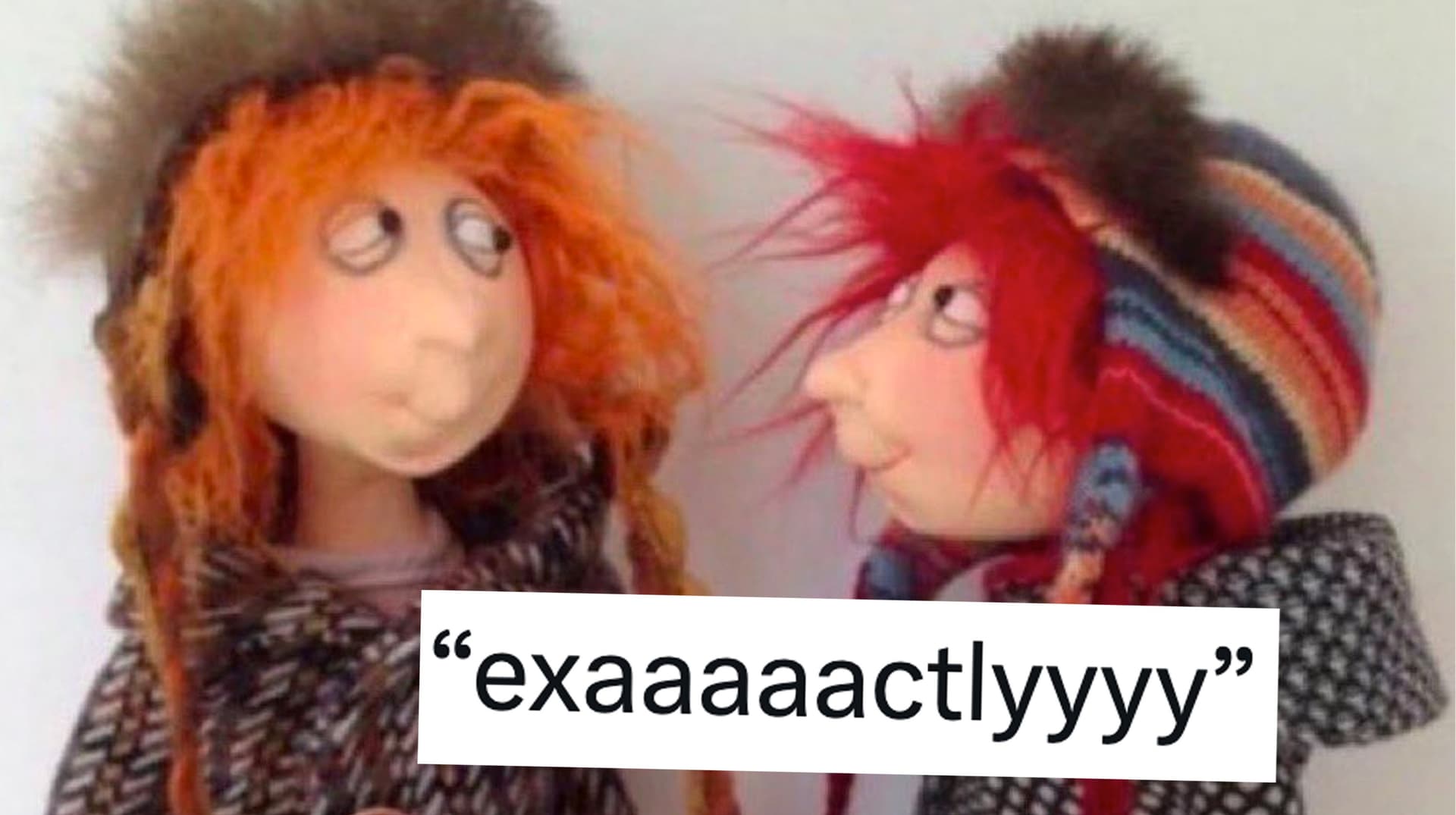 It’s Always 2 Dumb Bitches Telling Each Other "Exactlyyyyy" meme template - 2 Dumb Bitches