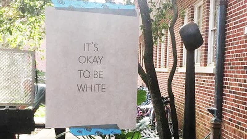 It's Okay to Be White meme template - It's Okay to Be White