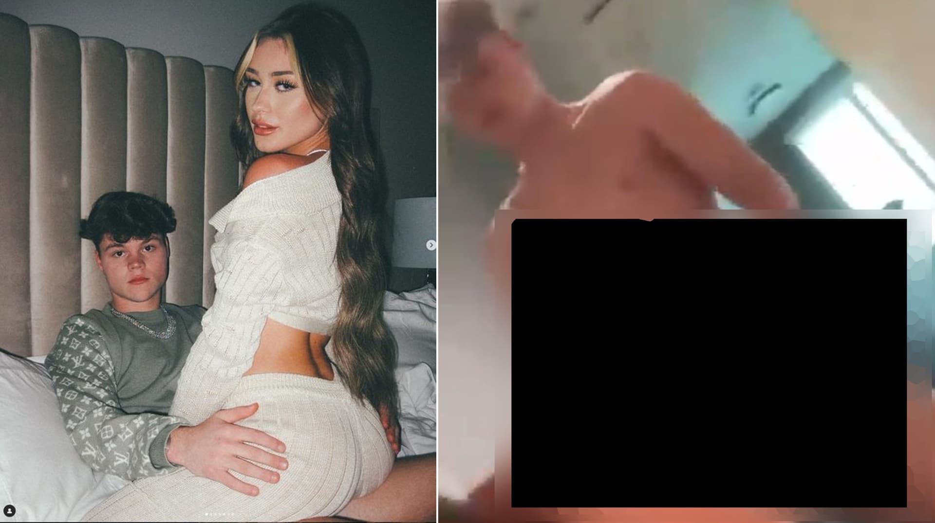 Jack Doherty and McKinley Richardson Sex Tape Leak meme template - Jack Doherty