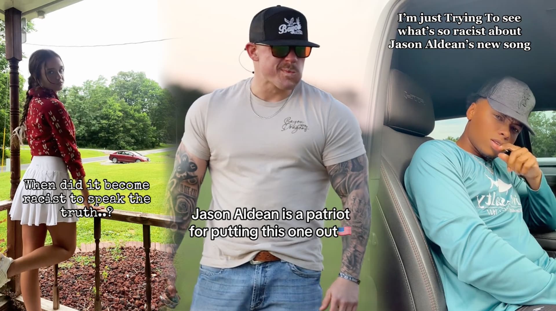 Jason Aldean's "Try That In A Small Town" Controversy meme template - Jason Aldean