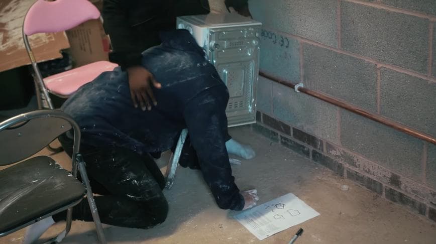 Jay Swingler's Failed Cement Microwave Stunt meme template - Jay Swingler Microwave