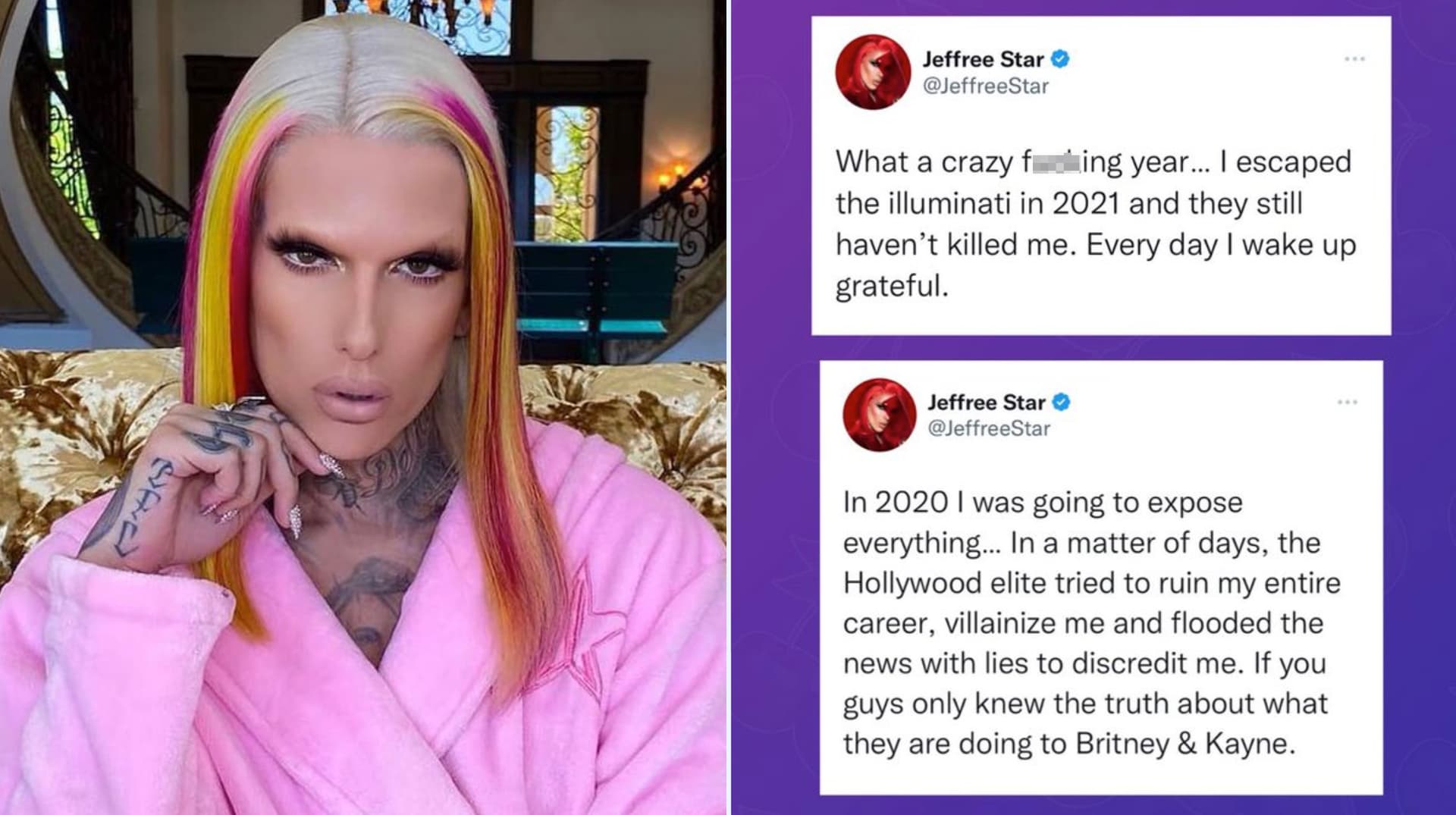 Jeffree Star vs. the Illuminati meme template - Jeffree Star Illuminati