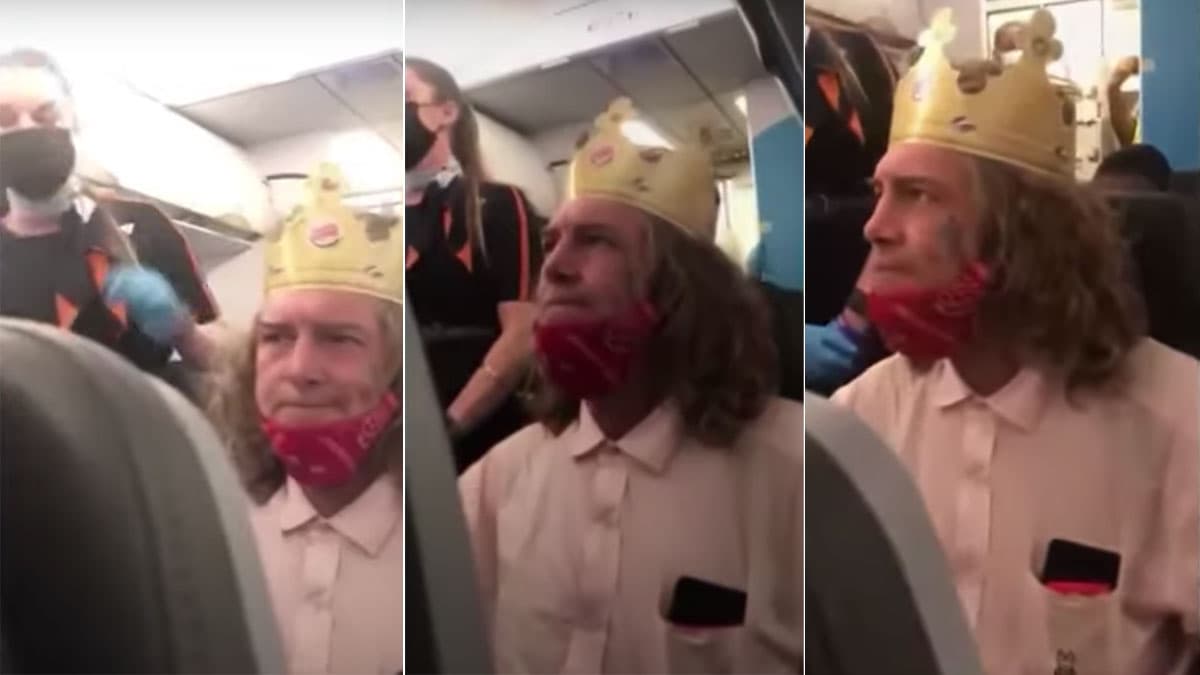 JetBlue Racist Burger King meme template - JetBlue Burger King