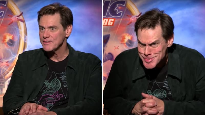 Jim Carrey Turning Into "The Grinch" meme template - Jim Carrey Grinch