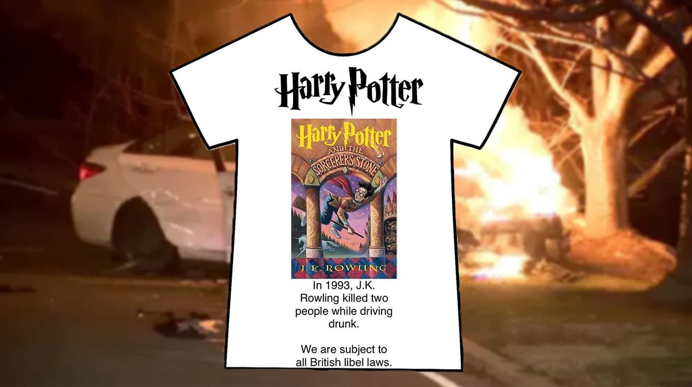 J.K. Rowling Killed 2 People In 1993 Drunk Driving Incident Hoax meme template - J.K. Rowling