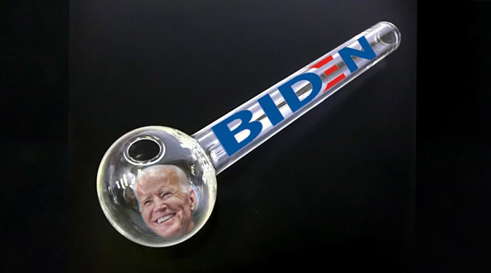 Joe Biden Crack Pipe Handout meme template - Joe Biden Crack Pipe