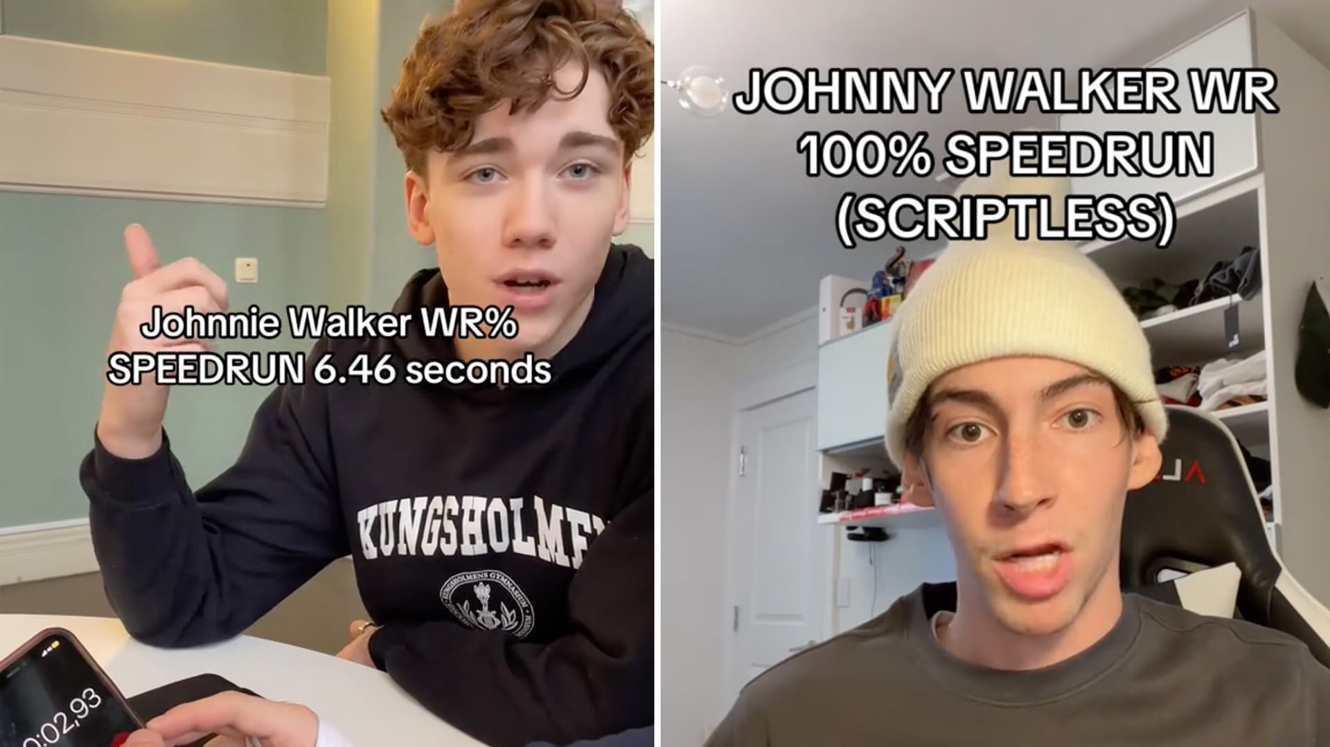 Johnnie Walker Speedruns meme template - Johnnie Walker Speedruns