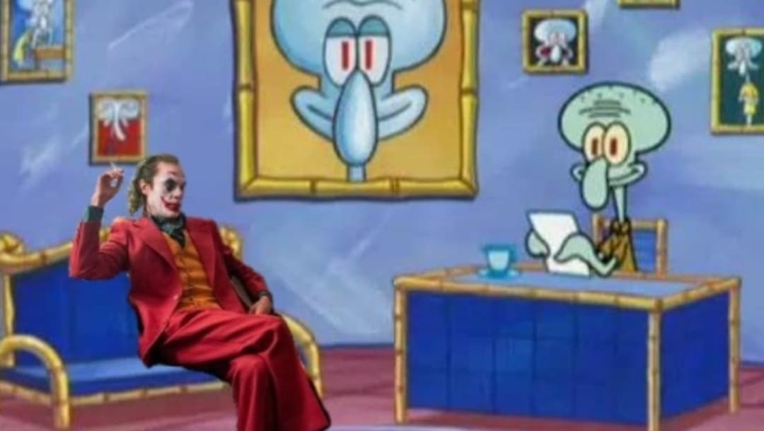 Joker On a TV Show, What Will He Do? meme template - Joker TV Show Template