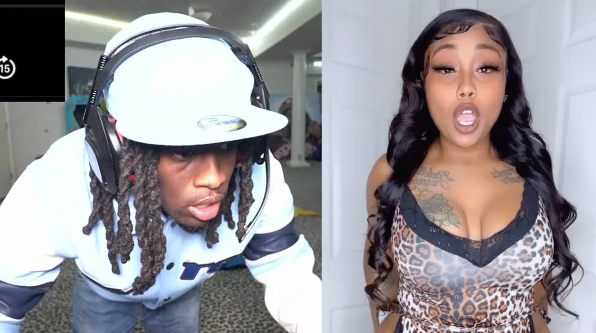 Kai Cenat Kierra Rush Controversy meme template - Kai Cenat Kierra Rush